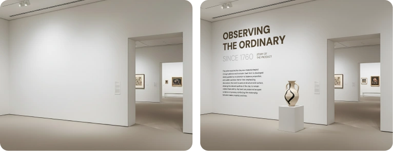 Exhibition Gallery Wall – Plaster